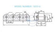 Rulliera a doppia ruota